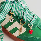 Gingham Shoe Charm Set