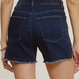 High Rise Denim Shorts