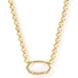 Beaded Elisa Necklace Gold Ivory MOP