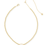 Beaded Elisa Necklace Gold Ivory MOP