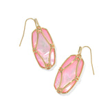 Elle Lattice Frame Drop Earring