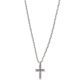 Jada Cross Pendant Necklace in Silver