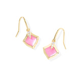Joelle Small Drop Earring Gold Azalea Illusion