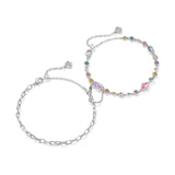 Mini Elisa Abbie Set Bracelet Silver Multi Mix