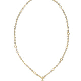 Mini Elisa Abbie Necklace Gold White Mix