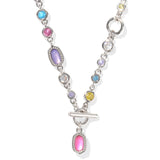 Mini Elisa Abbie Necklace Silver Multi Mix