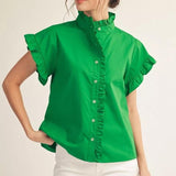 Tucker Ruffle Top