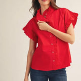 Tucker Ruffle Top