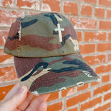 Camo Hat with Cross