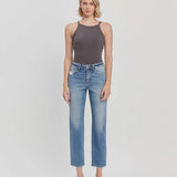 High Rise Straight Jeans