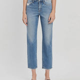 High Rise Straight Jeans