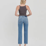 High Rise Straight Jeans