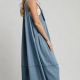 Suspender Midi Dress