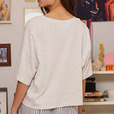 Bow Jersey Crop Top