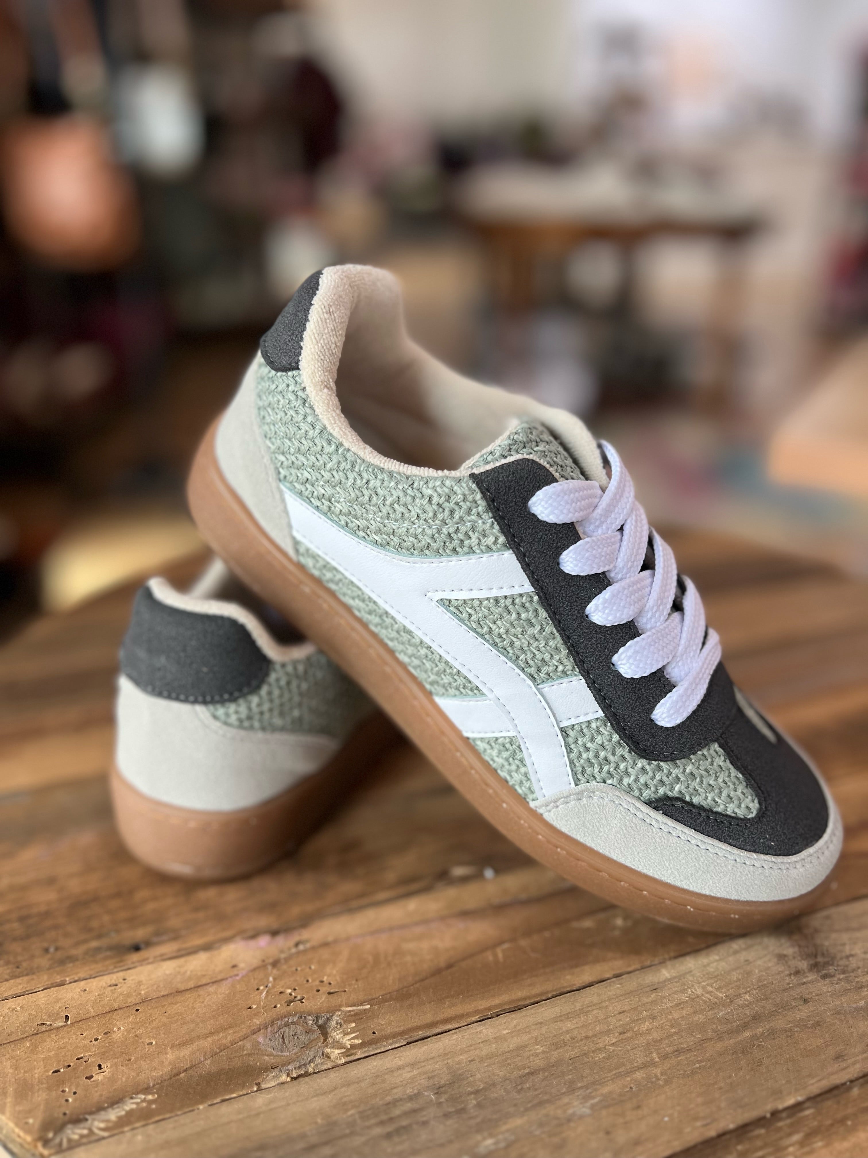 Brandi Sneakers in Olive ellie bee's