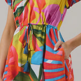 Breezy Palms Midi Dress
