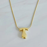 Bubble Initial Necklace