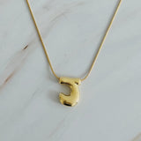 Bubble Initial Necklace