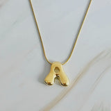 Bubble Initial Necklace