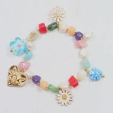 Groovy Gold Charm Bracelet