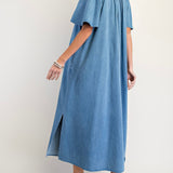Denim Maxi Dress
