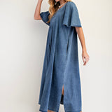 Denim Maxi Dress