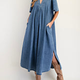 Denim Maxi Dress