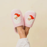 Santa Fuzzy Slippers