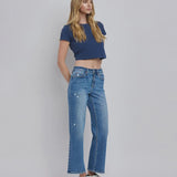 High Rise Slim Ankle Jean