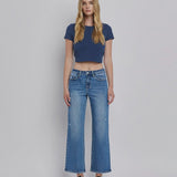 High Rise Slim Ankle Jean