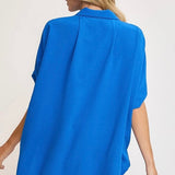 Button Down HI/LO Top