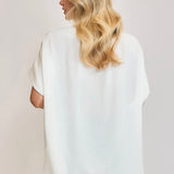 Button Down HI/LO Top