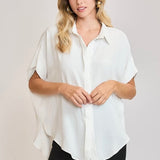 Button Down HI/LO Top
