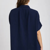 Button Down HI/LO Top