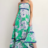 Ric Rac Floral Maxi Dress