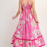 Ric Rac Floral Maxi Dress