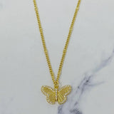 Butterfly In Flight Necklace