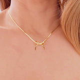 Bow Chain Necklace