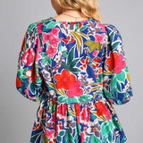Floral Babydoll Blouse