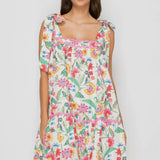 Summer Flower Mini Dress