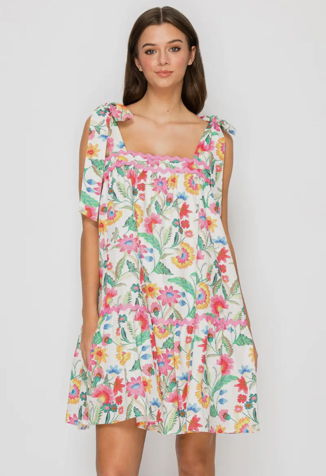 Summer Flower Mini Dress – ellie bee's