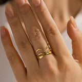 Ozzy Non-Tarnish Gold Ring