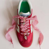 Gingham Shoe Charm Set