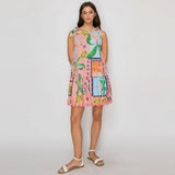 Coral Tropical Cotton Mini
