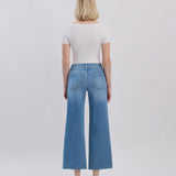 Aileeah Slim Wide Crop Denim