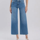 Aileeah Slim Wide Crop Denim