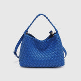 Kaia Woven Crossbody Electric Blue