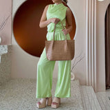 Victoria Taupe Vegan Tote Bag
