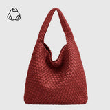 Johanna Red Vegan Shoulder Bag
