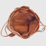 Saddle Handcrafted Leather Bucket Bag